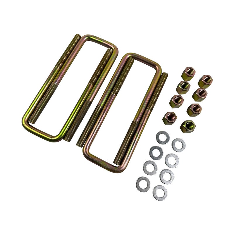 IBESTWOLF Square U-Bolts with Hardware 2.5"" Wide Leaf Springs 8.75"" Long Replacement for 1988-2019 Chevy Silverado GMC Sierra 1500 - Image 4